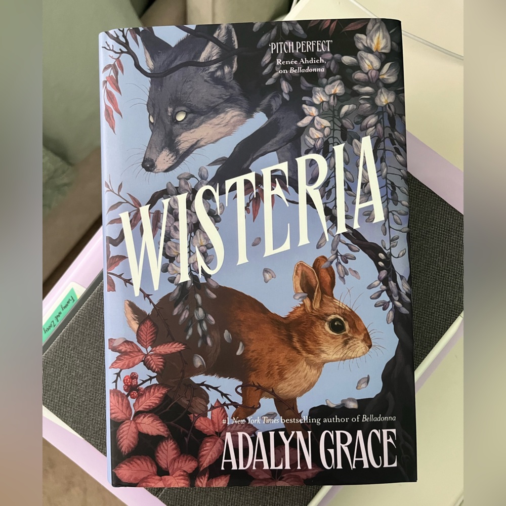 Signed Waterstones Exclusive Edition of Wisteria by Adalyn Grace